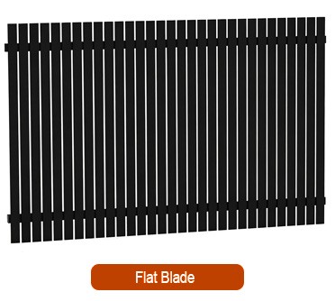 Flat Blade fence style