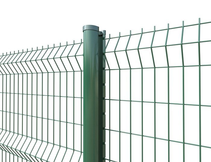 Peach Post Fence