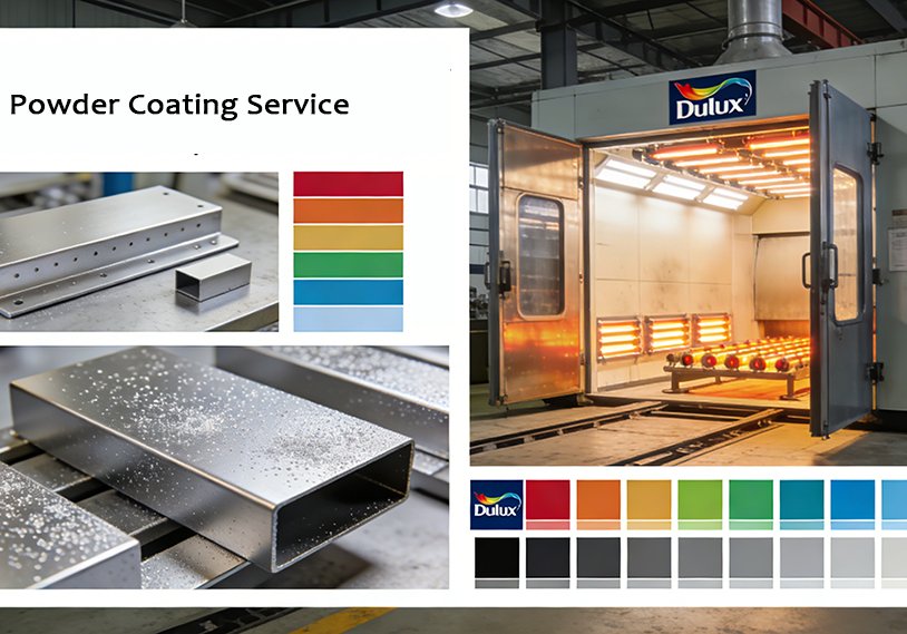 Powder coating service and colour samples