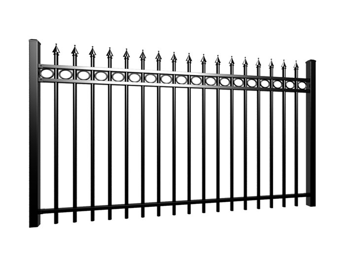 Steel Picket Fence thumbnail 2